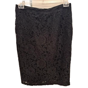 Who what wear lace black pencil skirt
